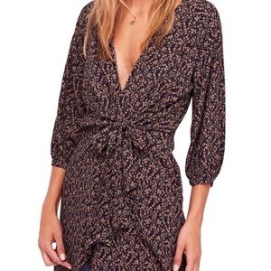 FREE PEOPLE Clara Floral Tunic Dress